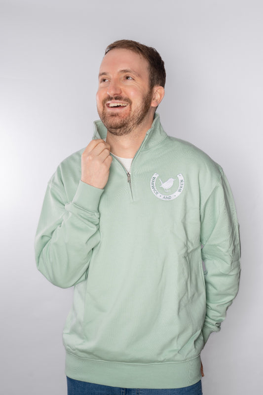 Wild Sage Quarter-Zip Sweatshirt