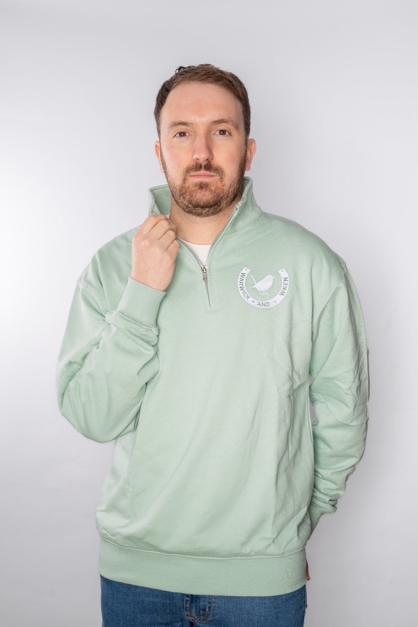 Wild Sage Quarter-Zip Sweatshirt